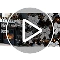 Christmas Bow Set - Black and White Striped Ribbons for Tree, Wreath & Gift Decor, 12 Pcs