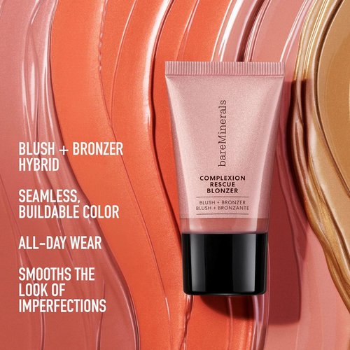 bareMinerals Complexion Rescue Liquid Blonzer - Blush & Bronzer Hybrid for a Sun-Kissed Glow | Buildable Gel-Cream Formula