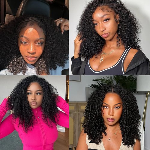 Burmese Curly Bundles Human Hair 20 Inch 12A Water Wave 1 Bundle 100% Unprocessed Quick Weave 3c4a Deep Wave Bundles with Spiral Curly End Real Human Hair Extensions Natural Black