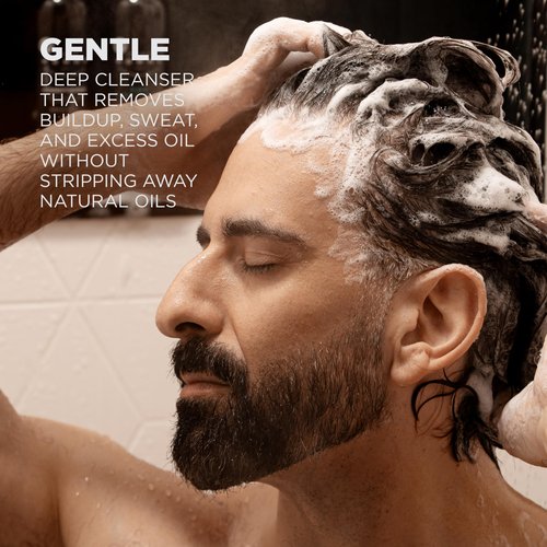 CHI Pour Homme Moisturizing Daily Shampoo for Men, Sulfate-Free Hair Cleanser with Aloe Vera & Nettle, Hydrates & Fortifies for Thicker, Healthier Hair, Fresh Woody Scent, 25 oz