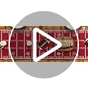American Football Table Runner - Red Touch Down 13x72 Inch for Home & Party Decor