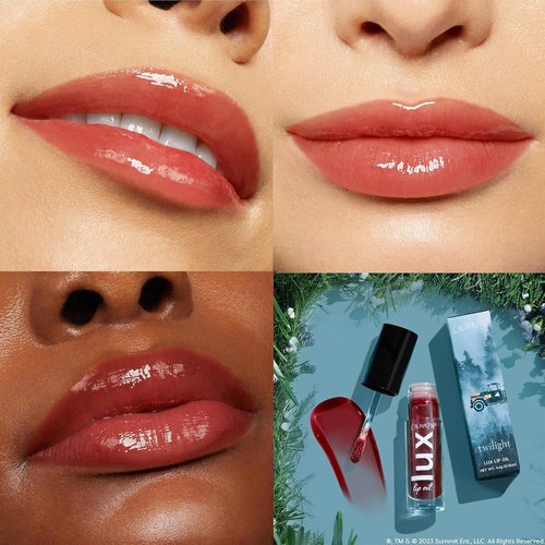 ColourPop Twilight Lux Lip Oil - Hydrating Sheer Tinted Formula with Antioxidant Chamomile & Calendula - Nourishing Red Oil (0.16 oz)