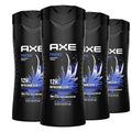 AXE Body Wash Phoenix 4 Count 12h Refreshing Scent Crushed Mint & Rosemary Men's Body Wash with 100% Plant-Based Moisturizers 16 oz