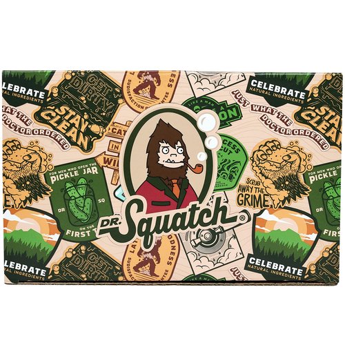 Dr. Squatch Men’s Soap & Deodorant Bundle - Valentine’s Day Gifts for Men - Bar Soap, Aluminum Free Deodorant Men - Gifts for Men (8 Piece Bundle)