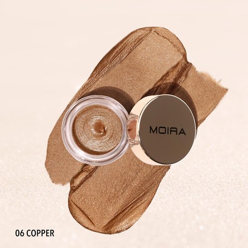 Moira Everlust Shimmer Cream Shadow - Copper, 0.18 Fl Oz | Long-Lasting Radiance