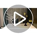Black 33 Inch Halloween Tree Centerpiece - Reusable Spring & Party Decor