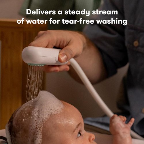 Frida Baby Bathtub Sprayer Attachment - Control Waterflow with Scalp Massager & 2 Pressure Modes