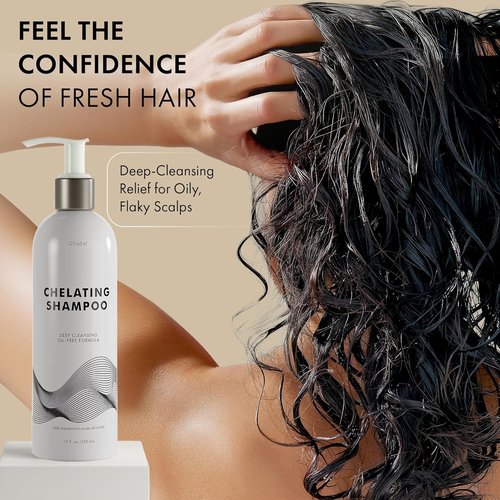 **Regine Switzerland Chelating Shampoo - Deep Cleansing for Oily Hair & Scalp - 12 Fl Oz (355 ML)**