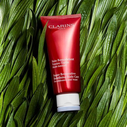 CLARINS Super Restorative Body Care - Anti-Aging Cream for Mature Skin | Firms & Tones Abdomen | 6.9 Ounces