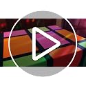 Halloween Glow in The Dark Neon Floor Carpet Splash Ink - 138x59 Inches