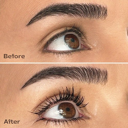 Regine Switzerland Tubing Mascara - Lengthening Peptide-Infused Formula - Smudge-Proof, Sensitive Eye Safe, Glossy Jet Black