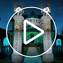 10Ft Halloween Inflatable Archway Outdoor Decor Cemetery Entrance