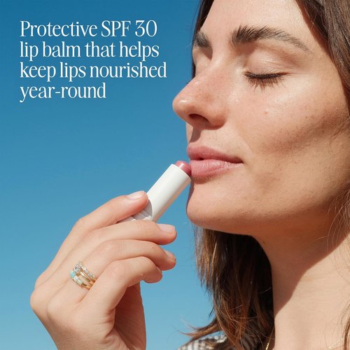 COOLA Organic Liplux Tinted Lip Balm - SPF 30 Sunscreen, Vegan & Gluten-Free Lip Care | 0.15 Oz