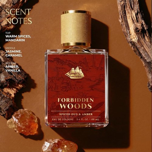 Old Spice Signature Cologne - Forbidden Woods Premium Scent with Spiced Oud & Amber | 3.4 fl oz