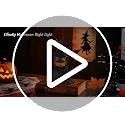 Halloween Tree Light Decoration with Glowing Face - Indoor Haunted Tree Scene