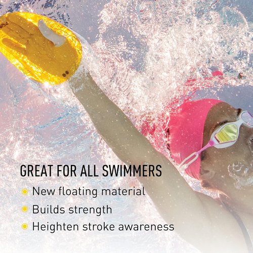 FINIS Agility Floating Swim Paddles - Strapless Design for Enhanced Stroke Technique | Instant Feedback