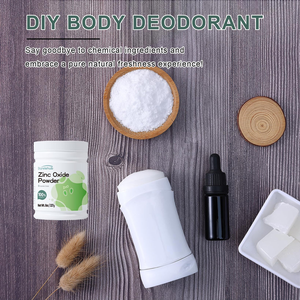 Zinc Oxide Powder, 8OZ 100% Purity, Non-Nano and Uncoated, Cosmetic Grade, Zinc Oxide Powder for DIY Sunscreen