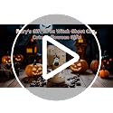 Halloween Ghost Witch Coffee Glass Tumbler - Spooky Iced Drink Cup