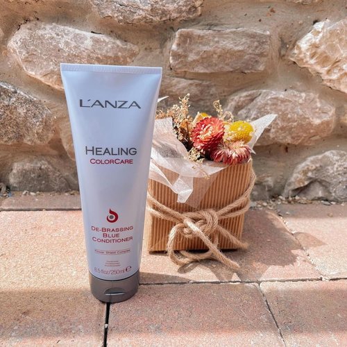 L'ANZA Healing ColorCare Blue Conditioner - Professional Color Toning Haircare | Sulfate-Free Formula