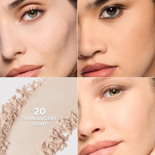 L'Oreal Paris Infallible Blur-Fection Setting Powder - 24HR Longwear Blurring Face Powder, Translucent Light