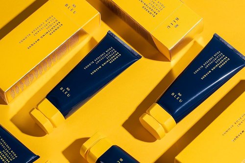 R+Co BLEU Blonded Brightening Masque - Revitalize Dull Blondes, Hydrate & Neutralize Yellow Undertones | 5 oz