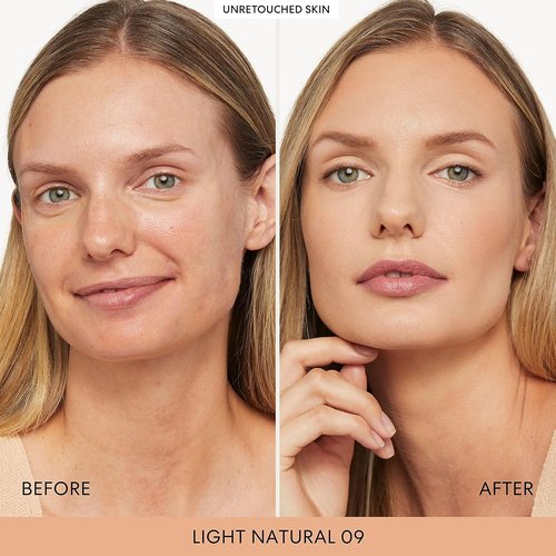 bareMinerals Barepro Liquid Foundation - Full Coverage SPF 20, Breathable Makeup, Natural Matte Finish