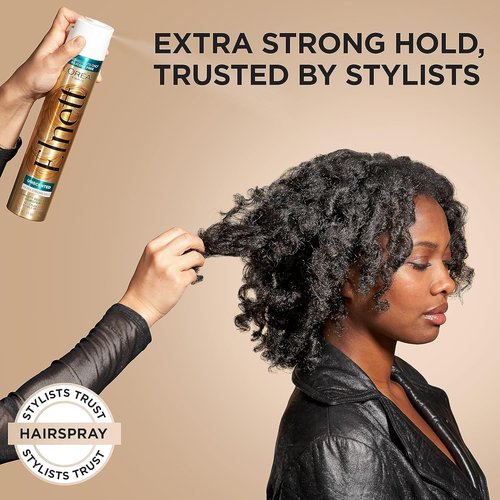 L'Oreal Paris Elnett Satin Extra Strong Hold Hairspray - Unscented, 11 Ounce (Pack of 2)