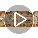 Turkey Give Thanks Thanksgiving Table Runner 13x72 Inch Fall Autumn Kitchen Decor Brown