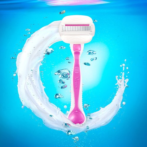 Gillette Venus ComfortGlide with Olay Sugarberry Women's Razor Blade Refills, 6 Count (Packaging may vary)