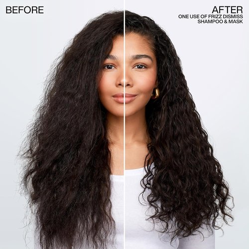 Redken Frizz Dismiss Shampoo - Smooth & Shine for Frizzy Hair, Weightless Frizz Control, Sulfate-Free