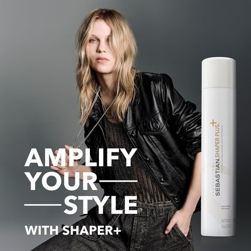Sebastian Professional Shaper Plus Hairspray - Humidity Resistant, Extra Hold | 24-Hour Flexible Control