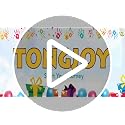Giant Light Up Number 6 Marquee Birthday Decoration - Mosaic Style