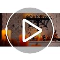 Funny Halloween Spider Web Shelf - Gothic Wooden Wall Decor, 20 Inch