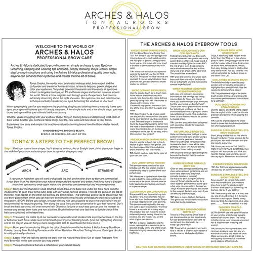 Arches and Halos Microfiber Tinted Brow Mousse - Water Resistant Eyebrow Shaper - Vegan - Neutral Brown - 0.11 oz