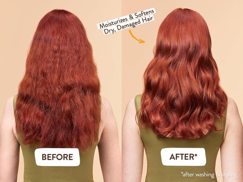 Babo Botanicals Nourishing Mango & Hibiscus Conditioner - Moisturizes & Softens Dry Hair - Vegan & Silicone-Free 80% Less Plastic