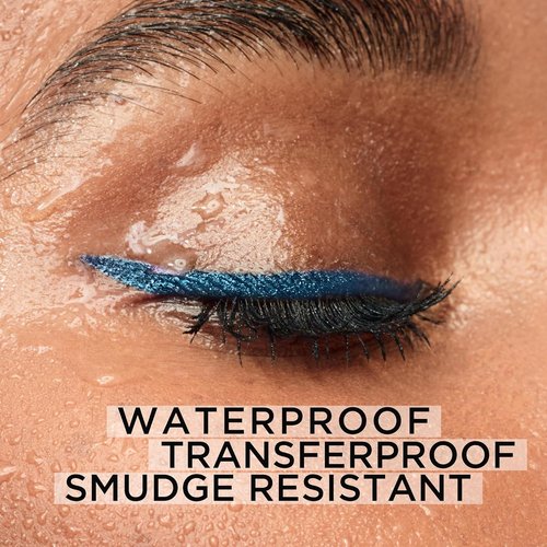 L'Oreal Paris Infallible Grip Gel Eyeliner Pencil - Waterproof, Smudge-Resistant, 36HR Wear, Blue Jersey, 0.01 Oz