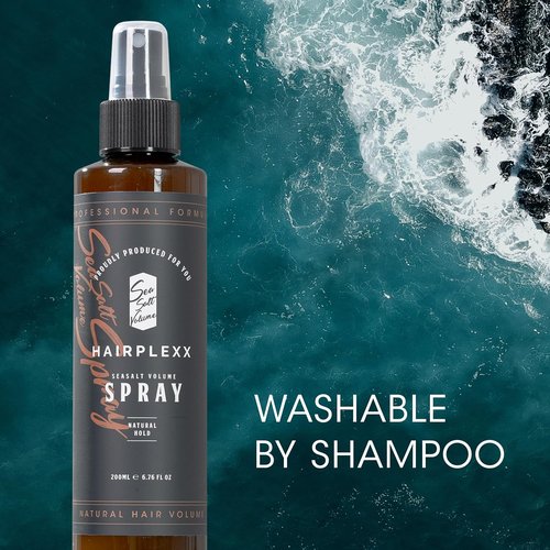 Hairplexx Sea Salt Volume Hair Spray - Natural Thickening & Volumizing Matte Finish | Paraben-Free, 6.76 Fl Oz (Pack of 2)