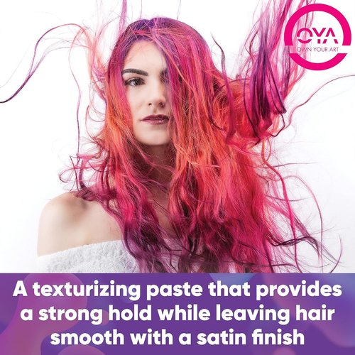 OYA Rogue Texture Paste - Strong Hold Texturizing Hair Paste for All Hair Types - 4 Fl Oz | Satin Finish & Volume