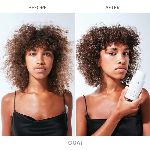 OUAI Hair Gloss - In-Shower Treatment for Shiny Hair & Frizz Control - Infused with Hyaluronic Acid (6 Oz)