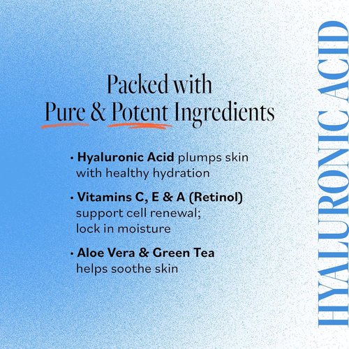 Derma E Ultra Hydrating Night Cream - Advanced Overnight Face Moisturizer with Hyaluronic Acid | 2 oz