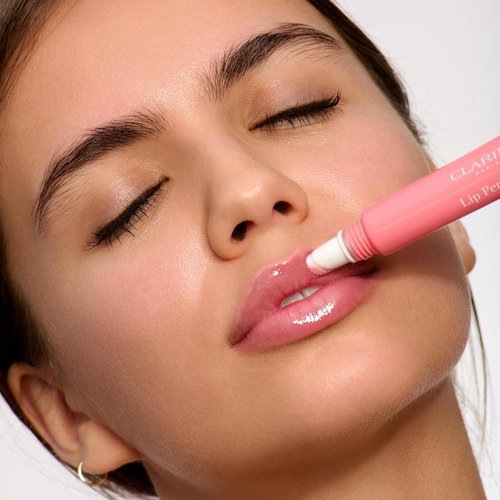 Clarins Lip Perfector Bundle - 01 Rose Shimmer & 21 Soft Pink | Sheer Finish Lip Gloss | Nourishing & Hydrating Formula