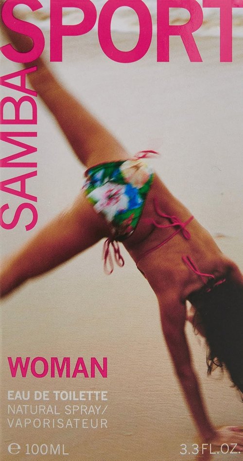 Perfumer's Workshop Samba Sport Eau De Toilette Spray for Women - 3.4 Oz | Refreshing Fragrance