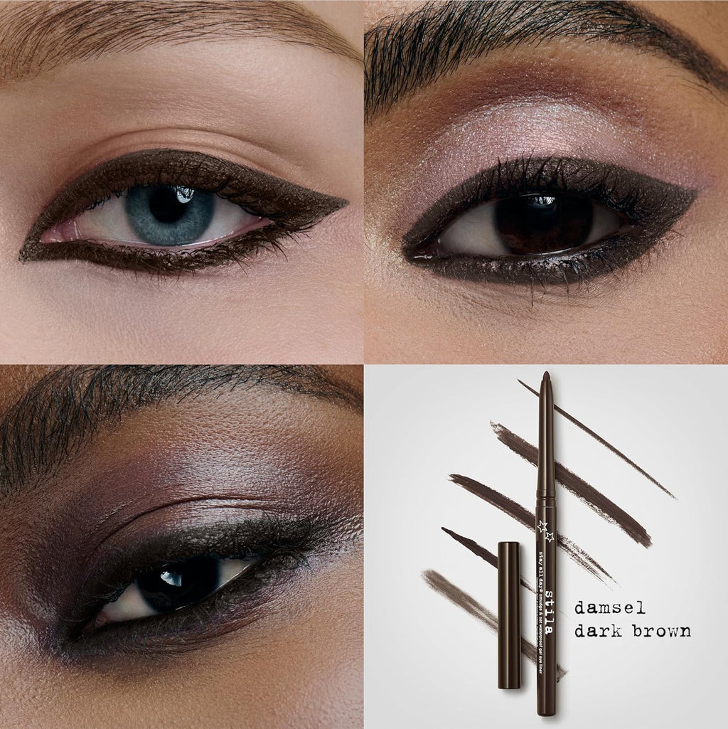 Stila Stay All Day® Waterproof Gel Eyeliner - Long-Wear Smudge-Proof Pencil for Tightlining & Smoky Eyes | 12-Hour Fade-Resistant Formula