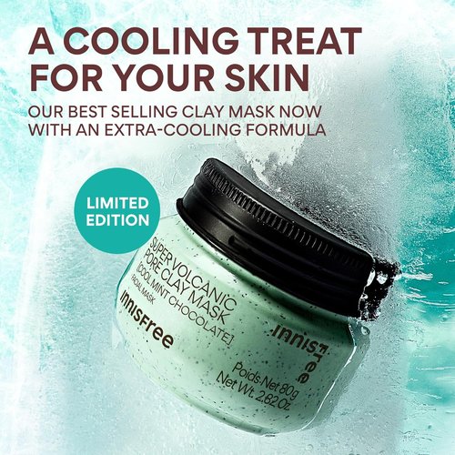 Innisfree Super Volcanic Clay Mask - Pore & Sebum Control for Oily Skin | Limited Edition Gift Sets
