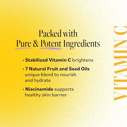 Derma E Vitamin C Foaming Oil Cleanser - 2-in-1 Oil-to-Foam Face Wash, 6 Fl Oz | Brightens & Nourishes Skin