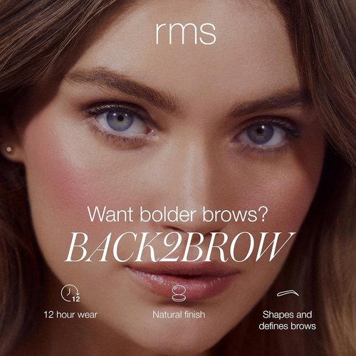RMS Beauty Back2Brow Pencil - Waterproof, Smudge-Resistant Brow Color for Natural Strokes | 0.3g