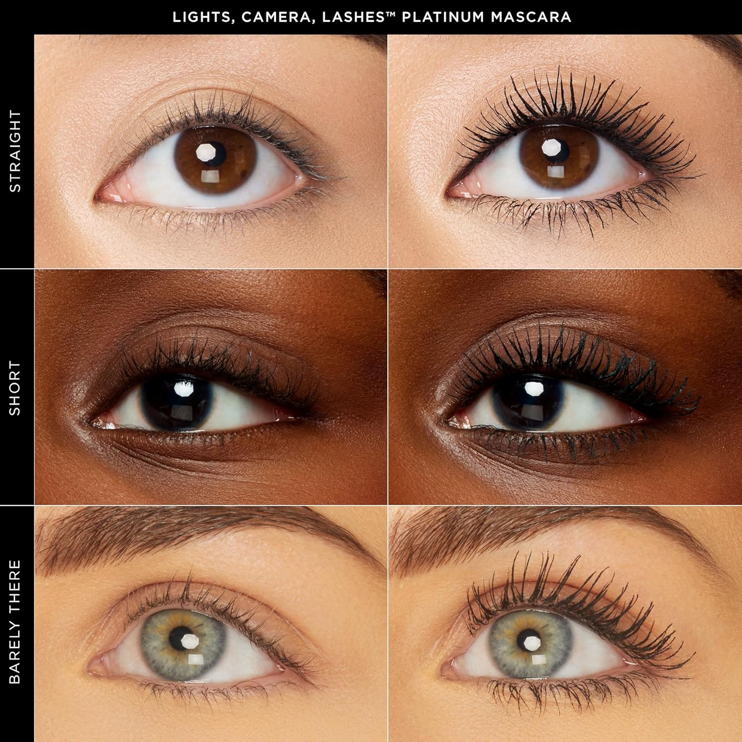 Tarte Lights, Camera, Lashes Platinum Volumizing Mascara - Black Tinted Peptide Formula for Volume & Length, Vegan & Cruelty-Free