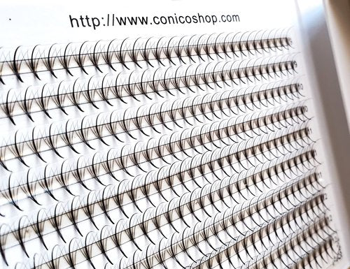 600 Wispy Premade fans 5D 0.07 Mixed Lengths 9-16mm 1000 fans Volume loose Lashes C D Curl Handmade Fan eyelash extensions Kimeyelashes promade fan (Wispy - 5D - Curl C)