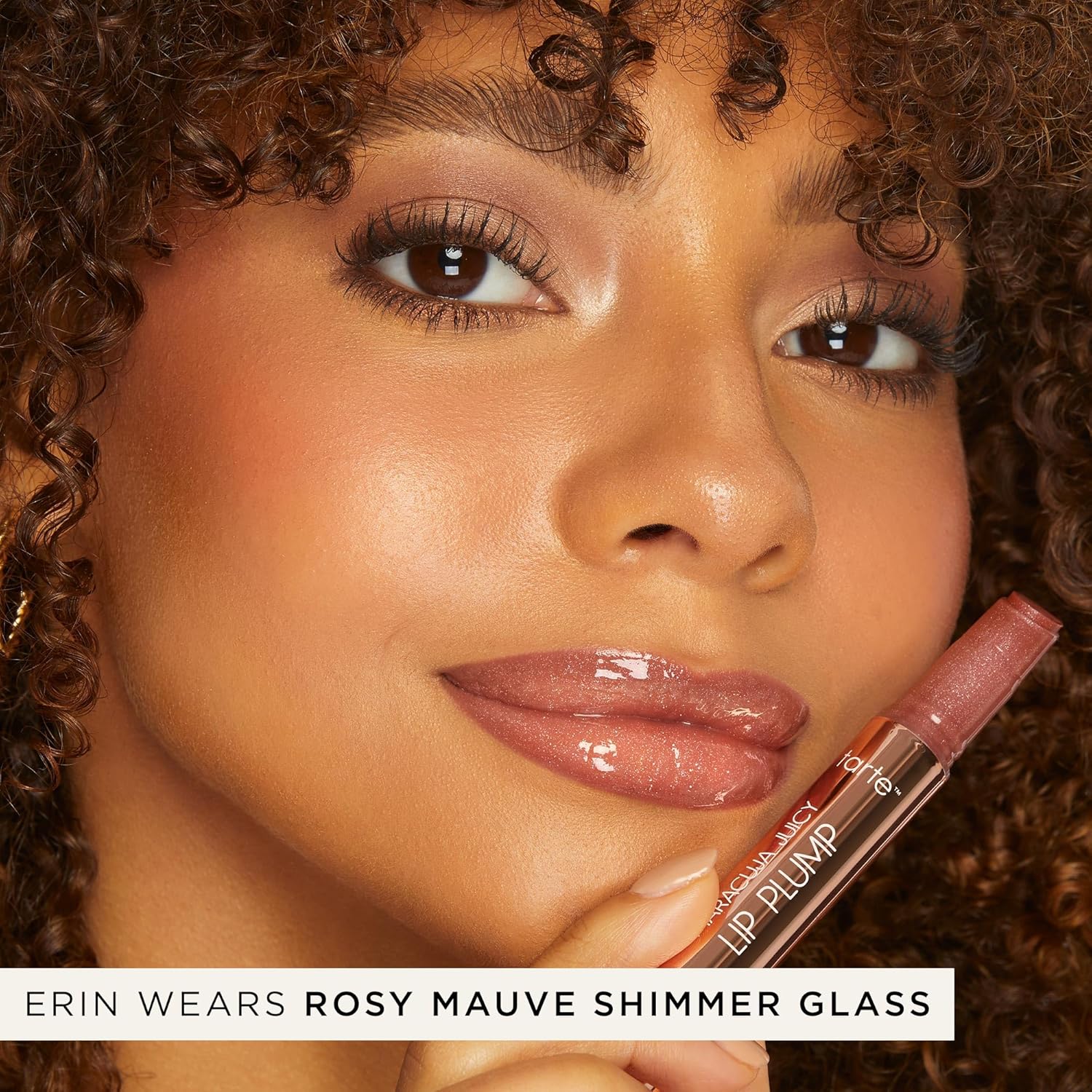 Tarte Maracuja Juicy Shimmer Glass Lip Plump - Hydrating & Volumizing Lip Gloss Balm with Hyaluronic Acid & Vitamin E | Vegan & Cruelty-Free