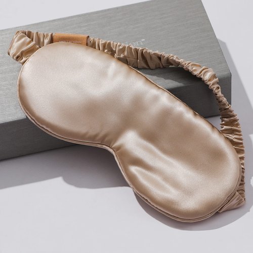 Silk Hair Scrunchies for Hairs Ties for Hair with 22mm 6A Grade Silk Sleep Mask Gift Pack Set - 100% Mulberry Silk Eye Mask with Silk Scrunchies Hair Ties Accessories